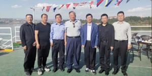 中國黃河文化經(jīng)濟(jì)發(fā)展研究會何光暐會長一行赴我市考察交流，與文旅集團(tuán)達(dá)成戰(zhàn)略合作